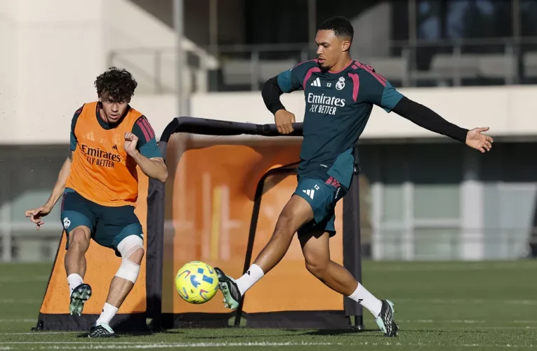 El Real Madrid prepara el partido contra el Racing